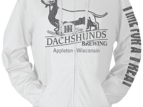 Ankle Biter Hoodie - Charcoal - New!! - III Dachshunds Brewing